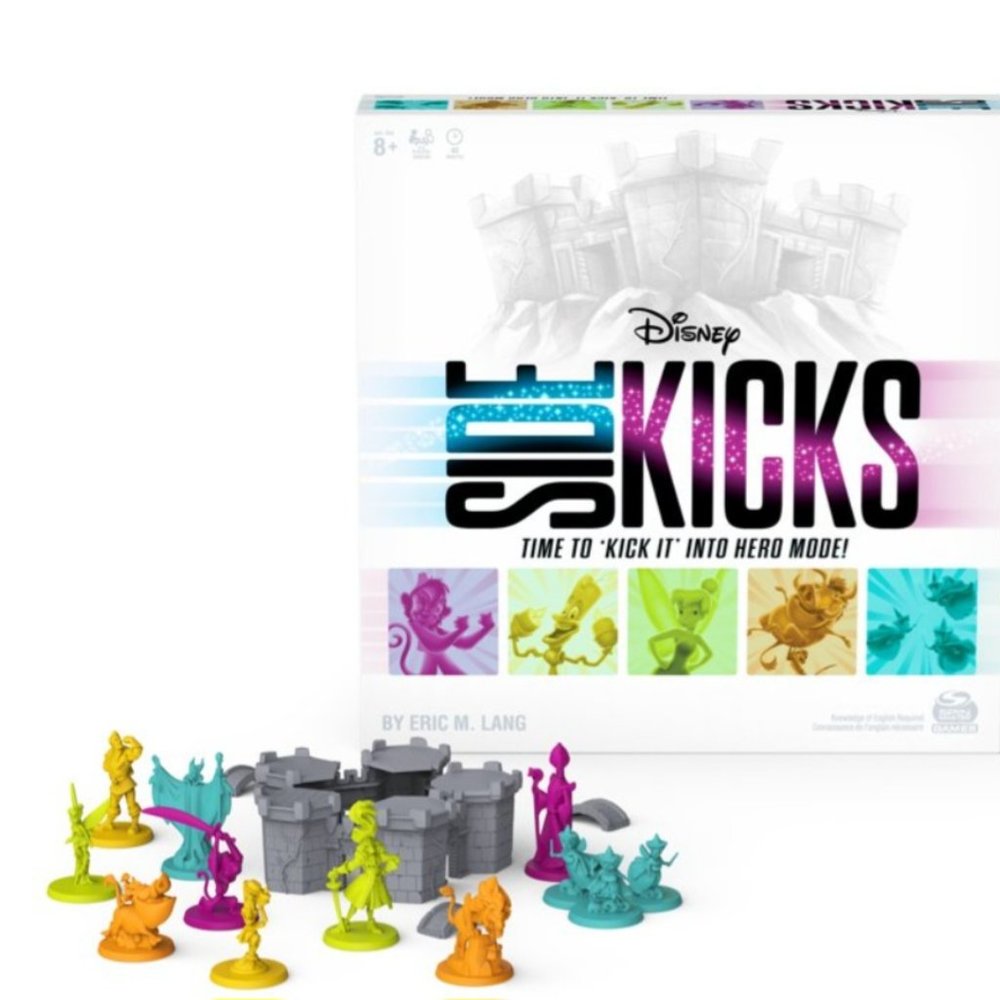 NEW SEALED Disney Sidekicks Cooperative Strategy Board Game with Custom Sculpted